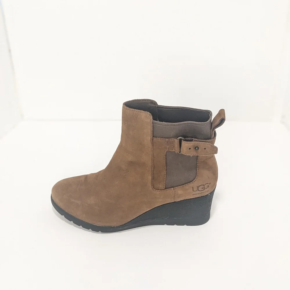 UGG Indra Waterproof Suede Boots
